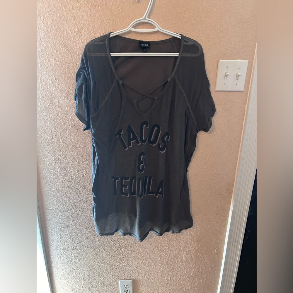 Torrid Tacos and Tequila Tee Size 3